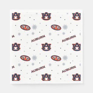 Serviette En Papier Université d'Auburn   Motif de vacances