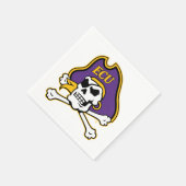 Serviette En Papier Université de Caroline de l'Est | Pirates écus (Coin)