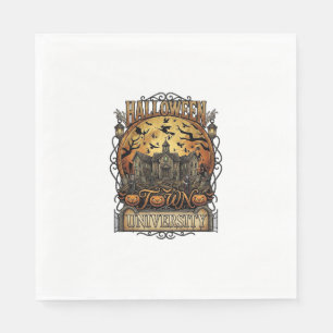 Serviette En Papier Université de Halloween Town Manoir Hanté C