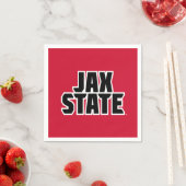 Serviette En Papier Université d'État de Jacksonville JAX STATE Texte (En situation)