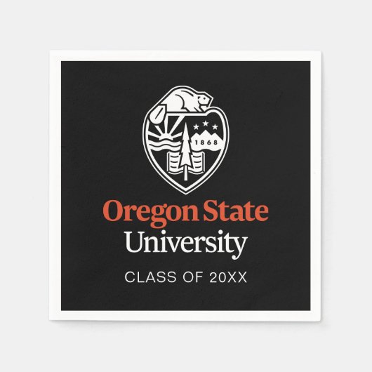 Serviette En Papier Université d'État de l'Oregon (Devant)