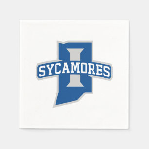 Serviette En Papier Université d'État d'Indiana Sycamores