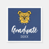 Serviette En Papier Université d'État NCA&T | Tête de Bulldog (Devant)