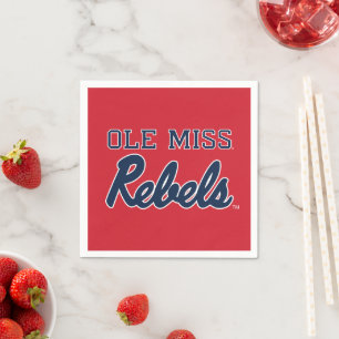 Serviette En Papier Université du Mississippi Ole Miss Rebels
