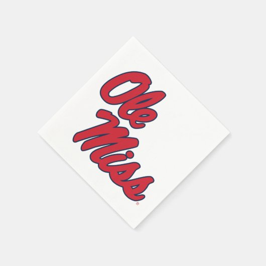 Serviette En Papier Université du Mississippi | Ole Miss Script (Coin)