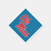 Serviette En Papier Université du Mississippi | Ole Miss Script (Coin)
