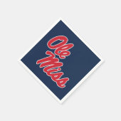Serviette En Papier Université du Mississippi | Ole Miss Script (Coin)