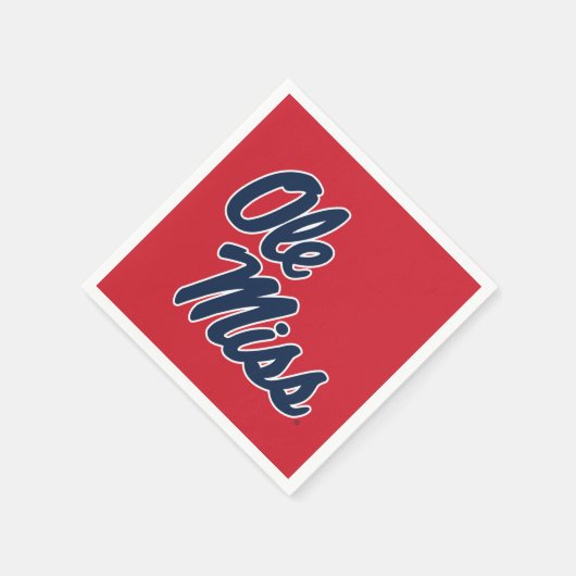 Serviette En Papier Université du Mississippi | Ole Miss Script (Coin)