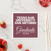 Serviette En Papier Université Texas A&M de San Antonio (En situation)