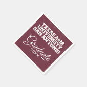 Serviette En Papier Université Texas A&M de San Antonio (Coin)