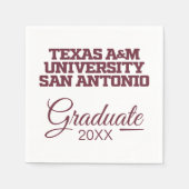 Serviette En Papier Université Texas A&M de San Antonio (Devant)