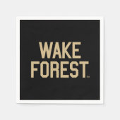 Serviette En Papier Université Wake Forest | Wake Forest (Devant)