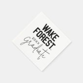 Serviette En Papier Université Wake Forest | Wake Forest (Coin)