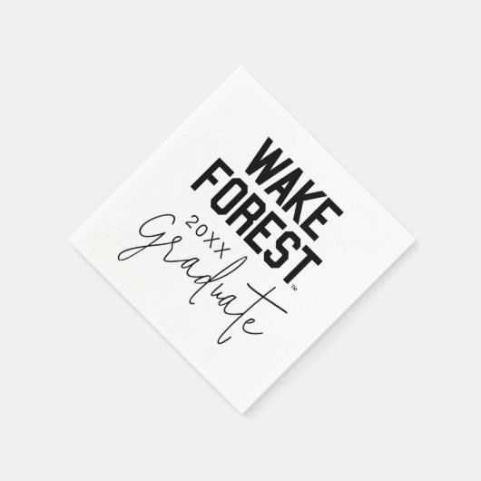 Serviette En Papier Université Wake Forest | Wake Forest (Coin)