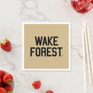 Serviette En Papier Université Wake Forest   Wake Forest