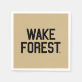 Serviette En Papier Université Wake Forest | Wake Forest (Devant)