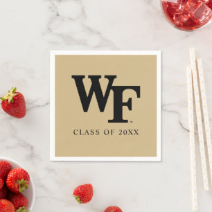 Serviette En Papier Université Wake Forest   WF