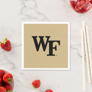 Serviette En Papier Université Wake Forest   WF