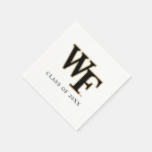 Serviette En Papier Université Wake Forest | WF (Coin)