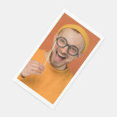 Serviette En Papier Upload Your Funny Photo Selfie Photo (Coin)