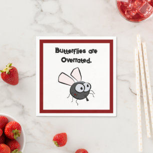 Serviette En Papier Upset Mosquito pense qu'il est mignon et drôle de 