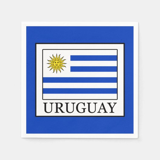 Serviette En Papier Uruguay (Devant)