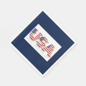 SERVIETTE EN PAPIER USA (Coin)