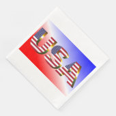 SERVIETTE EN PAPIER USA (Coin)