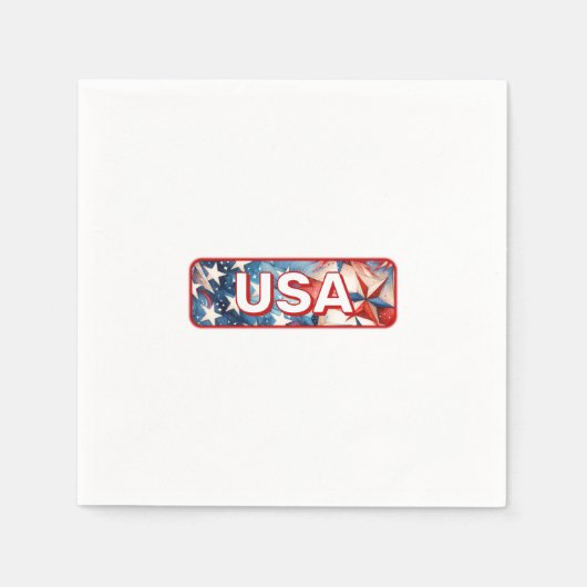 SERVIETTE EN PAPIER USA (Devant)