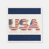 SERVIETTE EN PAPIER USA (Devant)