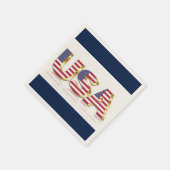 SERVIETTE EN PAPIER USA (Coin)