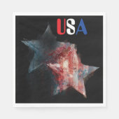 Serviette en papier USA (Devant)