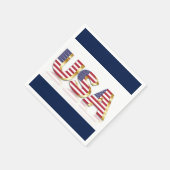 SERVIETTE EN PAPIER USA (Coin)