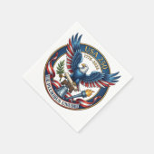 Serviette En Papier USA 250 Eagle (Coin)