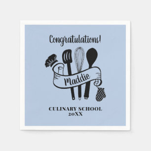Serviette En Papier Ustensile de cuisine personnalisé pour école de cu