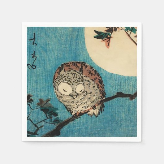 Serviette En Papier Utagawa Hiroshige (Devant)