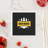 Serviette En Papier Utilisateurs Fiers De La Bière (En situation)