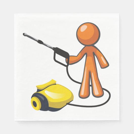 Serviette En Papier Utilisation D'Une Lave-Pression (Devant)