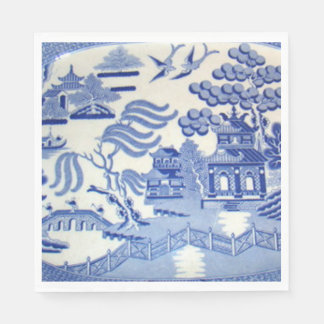 Serviette En Papier Utiliser Blue Willow Luncheon Napkins & Vous êtes 