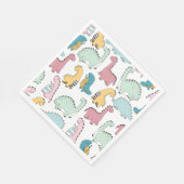 Serviette En Papier Vacances à Dinosaur (Coin)
