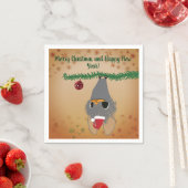 Serviette En Papier Vacances bébé chauve serviettes (En situation)