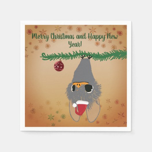 Serviette En Papier Vacances bébé chauve serviettes (Devant)