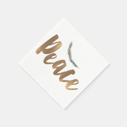 Serviette En Papier Vacances botaniques Direction de la Paix Pine Rust (Coin)