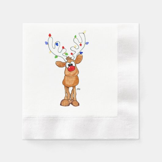 Serviette En Papier Vacances Cocktail serviettes (Devant)