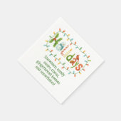Serviette En Papier Vacances conçues pour Noël (Coin)