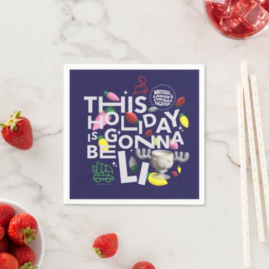 Serviette En Papier Vacances de Noël | Ce jour férié va être illuminé (En situation)