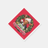 Serviette En Papier Vacances de Noël | Merry Clarkmas (Coin)