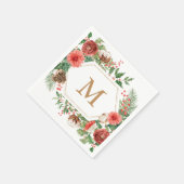 Serviette En Papier Vacances d'hiver (Coin)