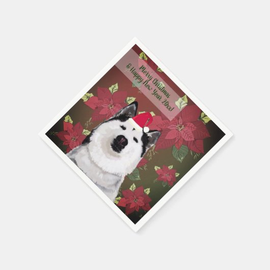 Serviette En Papier Vacances d'hiver serviettes (Coin)