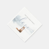 Serviette En Papier Vacances Fox Woodland hiver (Coin)